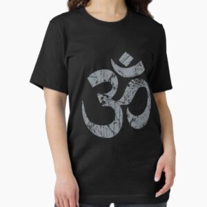 OM Yoga Spiritual Symbol in Distressed Style